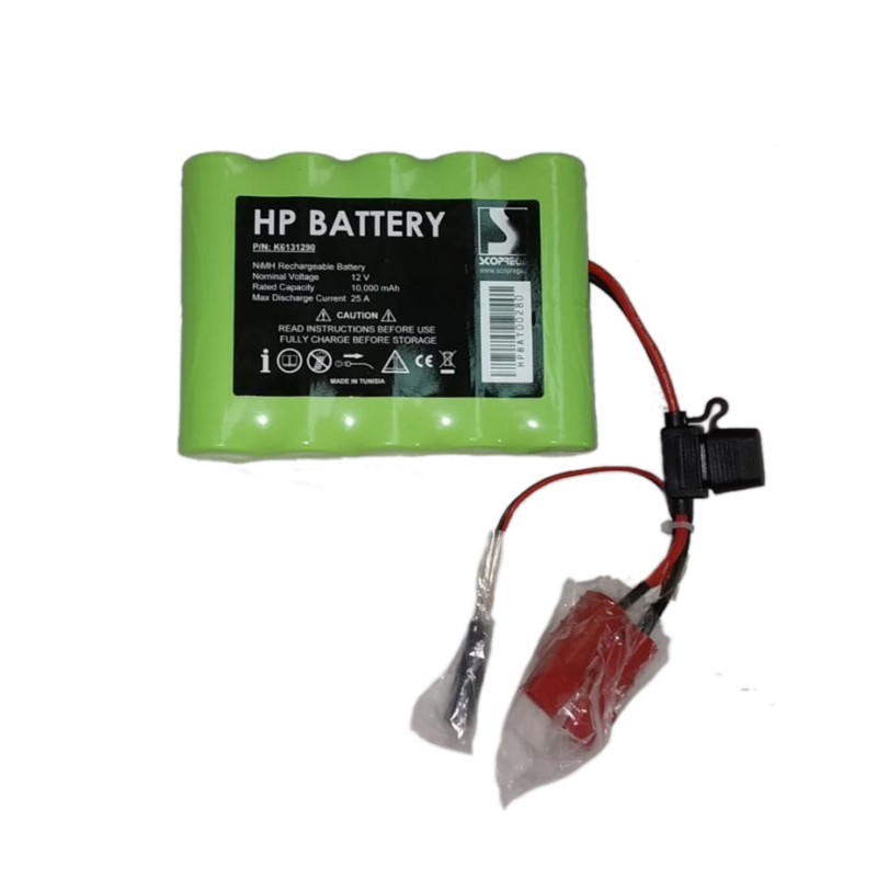 Power Ni/mH Akku 9 Ah komplett inkl. Ladegeraet - Passend für Sport Vibrations® Edition & Bravo/Scoprega Elektropumpen mit rotem 12 Volt Anschluss.