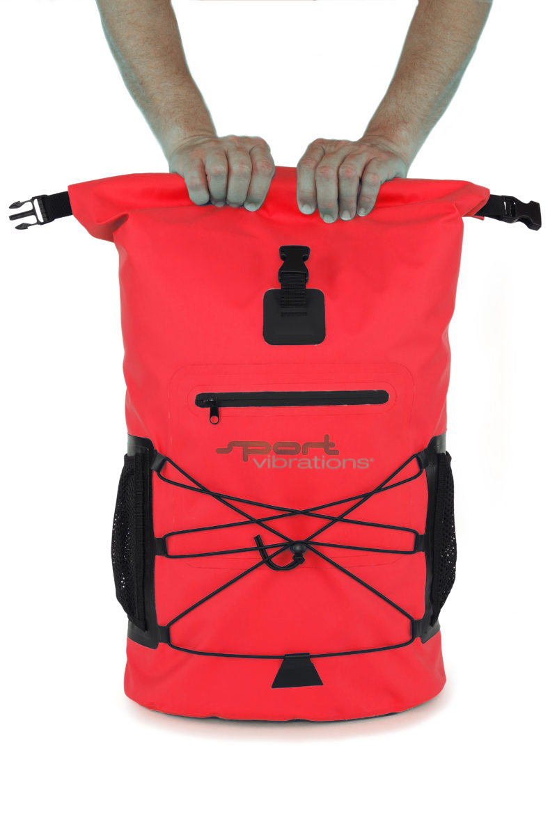 Sport Vibrations® Premium Thermo-Dry Bag 30 Liter Rot Outdoor Rucksack Wasserdicht